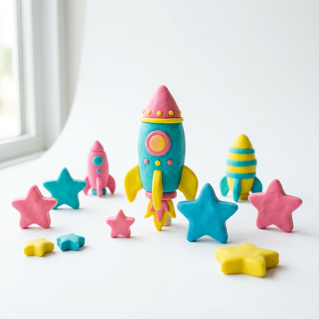 Multi-Color Organic Sculpting Clay & Dough